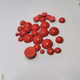 3~25mm Red Half Round Cabochons Flat Back Stone Red Turquoise DIY Jewelry Findin