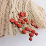 3~25mm Red Half Round Cabochons Flat Back Stone Red Turquoise DIY Jewelry Findin