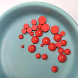 3~25mm Red Half Round Cabochons Flat Back Stone Red Turquoise DIY Jewelry Findin