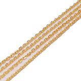 Rhodium Bronze Brass Long Necklace Cable Chains 10m/lot