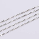 5m Copper Oval Link Necklace Chain Bulk for DIY Jewelry Making