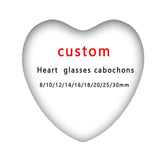 Personalized Glass Cabochons with Custom Photo - 8mm to 30mm