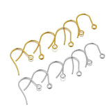 100Pcs Stainless Steel Earring Clasps for DIY Jewelry Findings