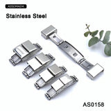 5pcs Stainless Steel Bracelet Clasp Crimp Jaw Hook Watch Band