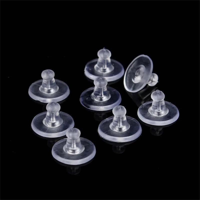 Silicone Earring Backing Replacement for DIY Stud Hook Earrings