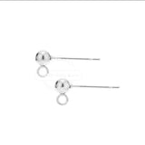 10pcs Stainless Steel Stud Earring Posts Hypoallergenic DIY Earring Components