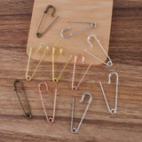 10pcs 45mm Safety Brooches Pins Metal Brooch Pin Charms for DIY Jewelry Making