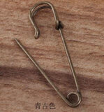 10pcs 45mm Safety Brooches Pins Metal Brooch Pin Charms for DIY Jewelry Making