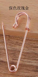 10pcs 45mm Safety Brooches Pins Metal Brooch Pin Charms for DIY Jewelry Making