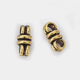10pcs Tibetan Silver Slider Spacer Beads 2/3/4/5 Holes