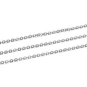 10m Rhodium/Bronze Long Necklace Chains Bulk DIY Jewelry Findings Making