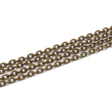 10m Rhodium/Bronze Long Necklace Chains Bulk DIY Jewelry Findings Making