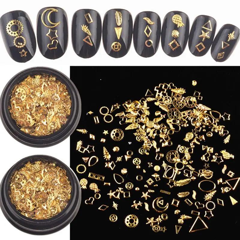 120Pcs Mixed Steampunk Moon Star Cogs Gear Charm