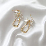 6PCS 14K Plated Flower Petals Pendant for Jewelry Making
