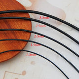 Brown Leather Necklace Choker Braided Rope Chain Cord Stainless Steel Buckle