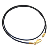 Brown Leather Necklace Choker Braided Rope Chain Cord Stainless Steel Buckle