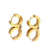 10pcs Stainless Steel Huggie Hoop Earrings Hooks Clips DIY Jewelry
