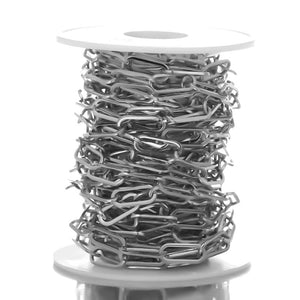1 Meter Stainless Steel Oval Flat Link Chains
