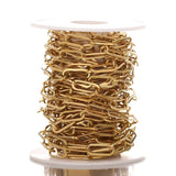 1 Meter Stainless Steel Oval Flat Link Chains