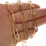 1 Meter Stainless Steel Oval Flat Link Chains