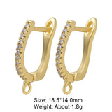 Gold/Silver Earring Hooks Clasps for DIY Jewelry Making