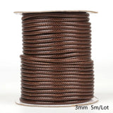Round Waxed Cord Necklace Rope Cord Thread For Jewelry Making