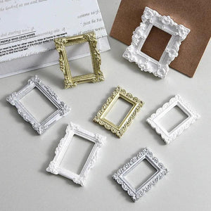 10Pcs Mini Resin Vintage Picture Frame Cabochons DIY Jewelry Craft
