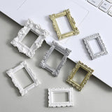 10Pcs Mini Resin Vintage Picture Frame Cabochons DIY Jewelry Craft
