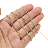 2M Stainless Steel Cable Chain for DIY Jewelry Making