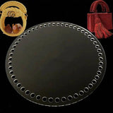 2Pcs Acrylic Crochet Bag Bottom Mat Purse Pad DIY Bag Accessories