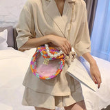 2Pcs Acrylic Crochet Bag Bottom Mat Purse Pad DIY Bag Accessories