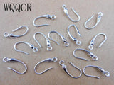 10Pcs DIY 925 Stamped Silver Ear Hook Earwires for Jewelry Making
