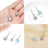 30pcs Stainless Steel Geometric Bezel Charms Pendants for Jewelry Making DIY