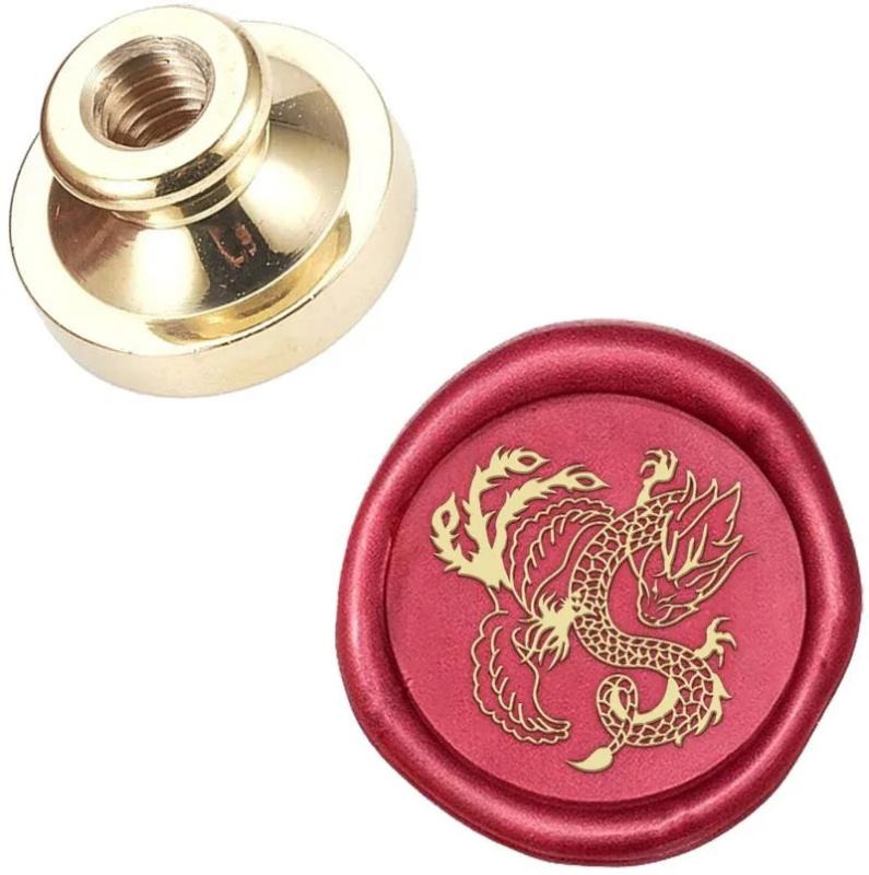 1 Pc Peacock Wax Seal Stamp Head for Creative Gift Envelopes Invitations