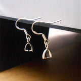 925 Silver Jewelry Hook Strap Clip Earrings Pendant