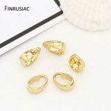 14K Plated Bale Pinch Clasp Pendant Necklace DIY Jewelry Findings