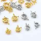 11mm13mm Round Clavicle Necklace Clasp 6PCS DIY Jewelry Accessories