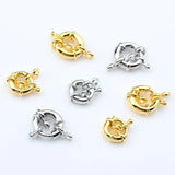 11mm13mm Round Clavicle Necklace Clasp 6PCS DIY Jewelry Accessories