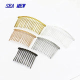 5 PCS Metal Hair Combs Base DIY Hair Accessories