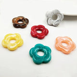 30 PCS 26mm Acrylic Flower DIY Jewelry Making 28 Colors