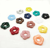 30 PCS 26mm Acrylic Flower DIY Jewelry Making 28 Colors