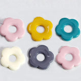 30 PCS 26mm Acrylic Flower DIY Jewelry Making 28 Colors