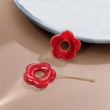 30 PCS 26mm Acrylic Flower DIY Jewelry Making 28 Colors