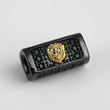 Lion Spacer Beads for Jewelry Making Supplies Tube Cylinder Needlework Beads