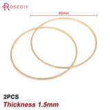 24K Brass Twisted Pattern Wire Metal Bracelet or Rings Settings