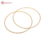 24K Brass Twisted Pattern Wire Metal Bracelet or Rings Settings
