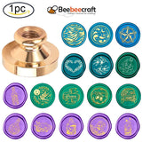 1PC Retro Brass Wax Seal Stamp for Wedding Envelopes
