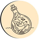 1PC Retro Brass Wax Seal Stamp for Wedding Envelopes
