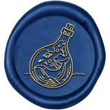 1PC Retro Brass Wax Seal Stamp for Wedding Envelopes