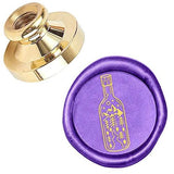 1PC Retro Brass Wax Seal Stamp for Wedding Envelopes